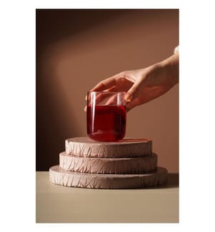 Glas-Set (6-teilig) – Rosa