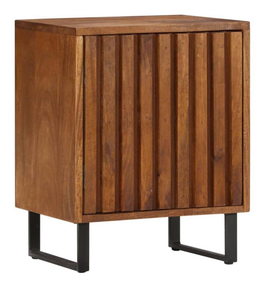 Nachttisch 40 x 30 x 50 cm Mangoholz Massiv