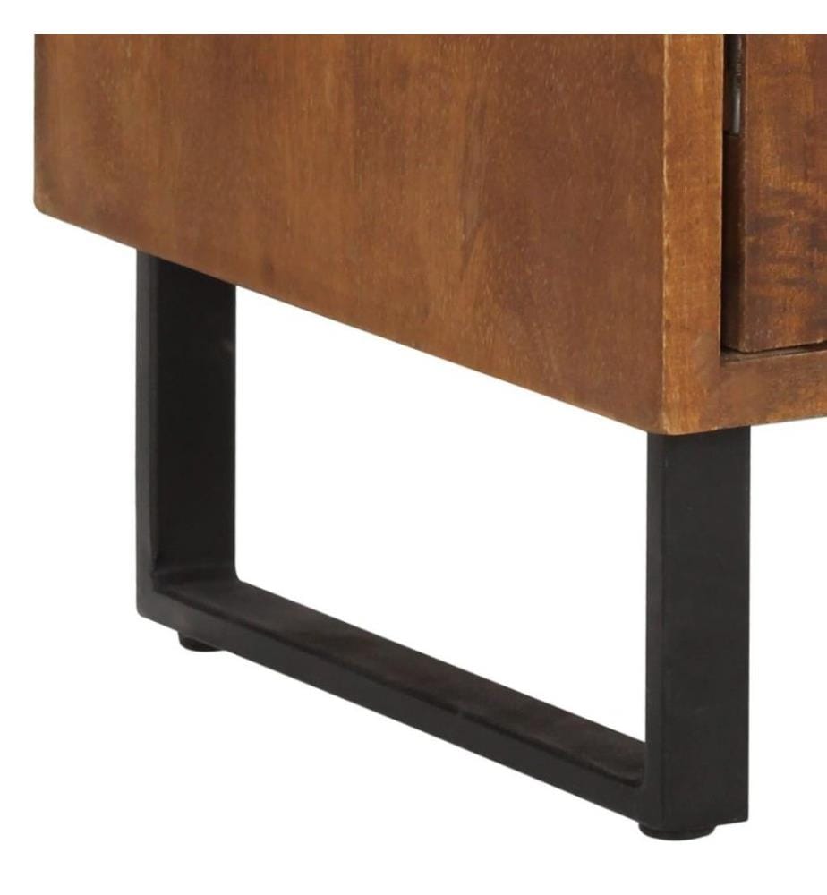 Nachttisch 40 x 30 x 50 cm Mangoholz Massiv