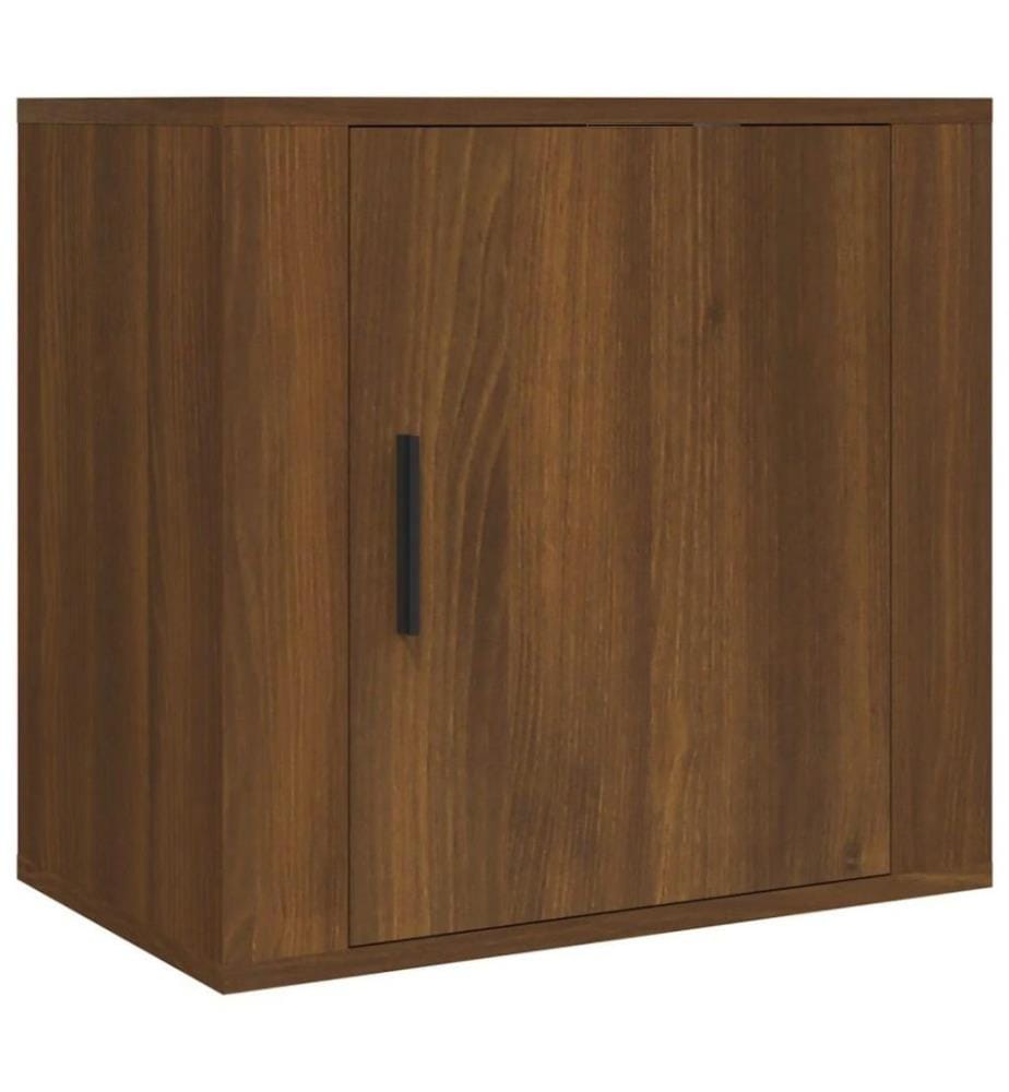 Wand-Nachttisch Braun Eichen-Optik 50x30x47 cm