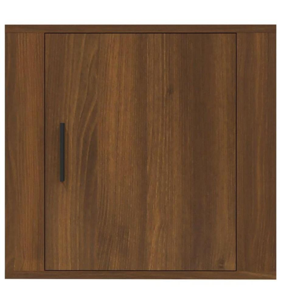 Wand-Nachttisch Braun Eichen-Optik 50x30x47 cm