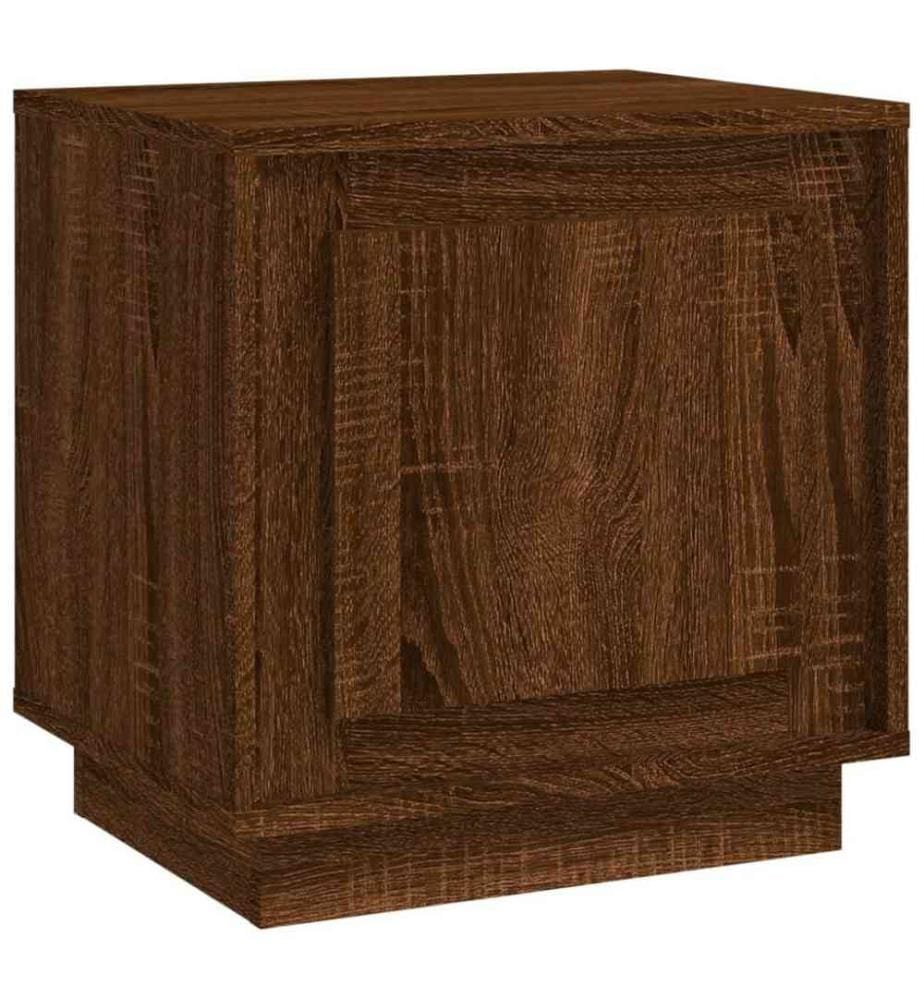 Nachttisch Braun Eichen-Optik 44x35x45 cm Holzwerkstoff