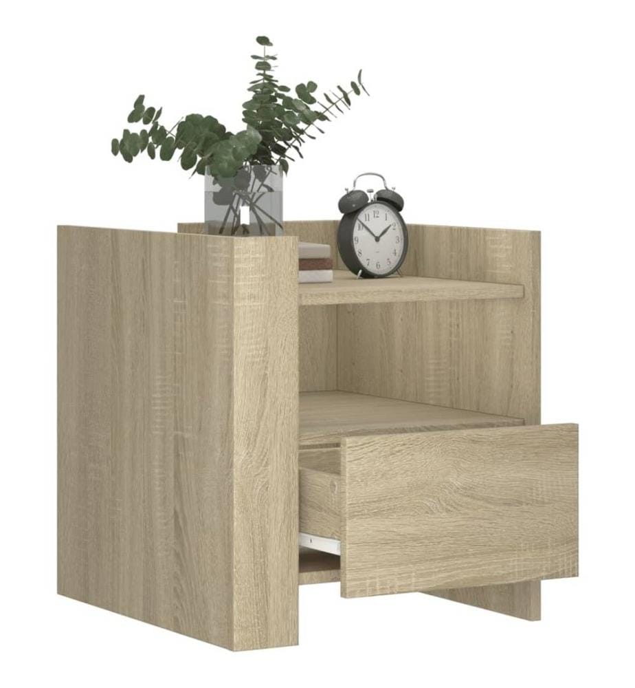 Nachttisch Sonoma-Eiche 45x50x50 cm Holzwerkstoff