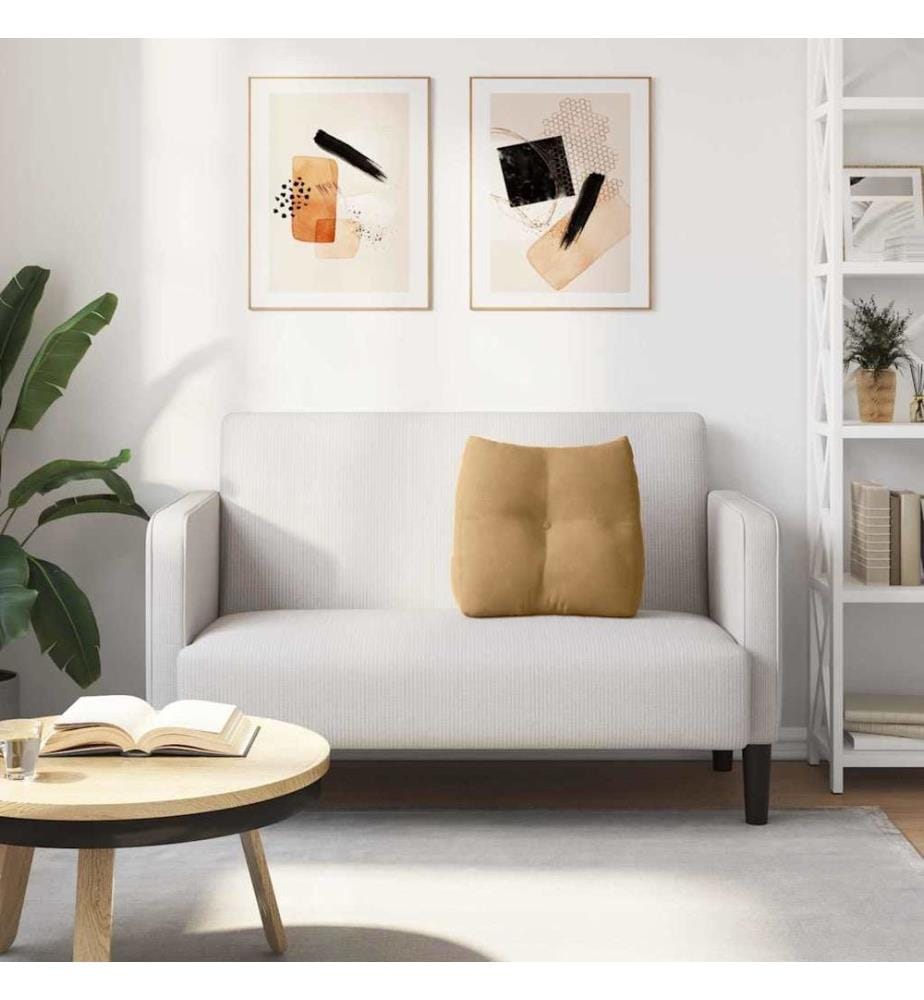 Rücken Kissen Braun 45 x 24 x 50 cm Samt