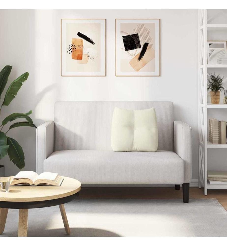 Rücken Kissen Creme 45 x 24 x 50 cm Samt