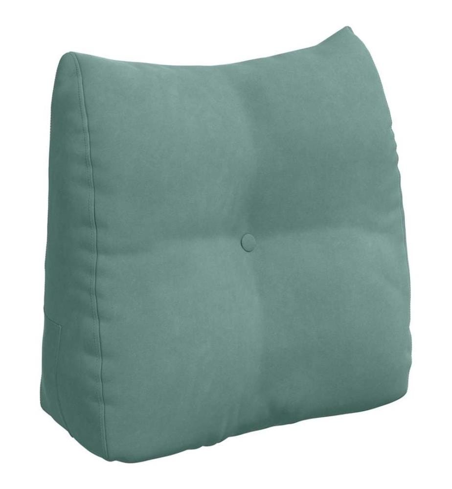 Coussin de Dos Vert Mer 45 x 24 x 50 cm Velours