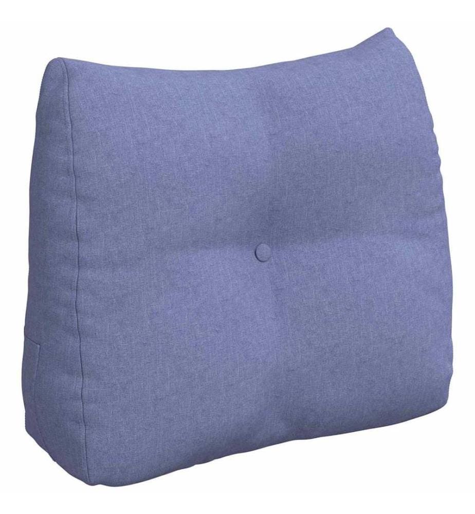 Coussin de Dos Bleu denim 60 x 24 x 50 cm tissu