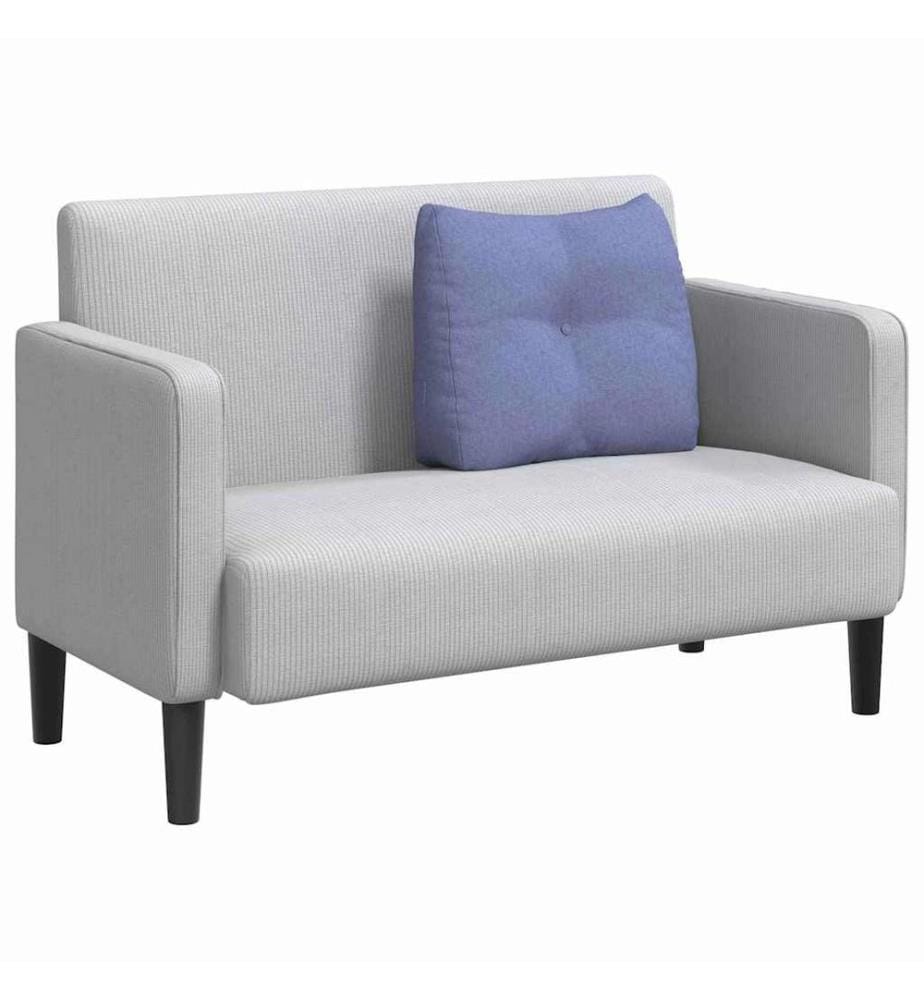 Coussin de Dos Bleu denim 60 x 24 x 50 cm tissu