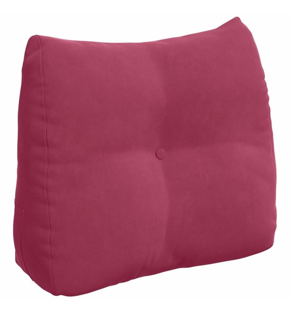 Coussin de Dos Bordeaux 60 x 24 x 50 cm Velours