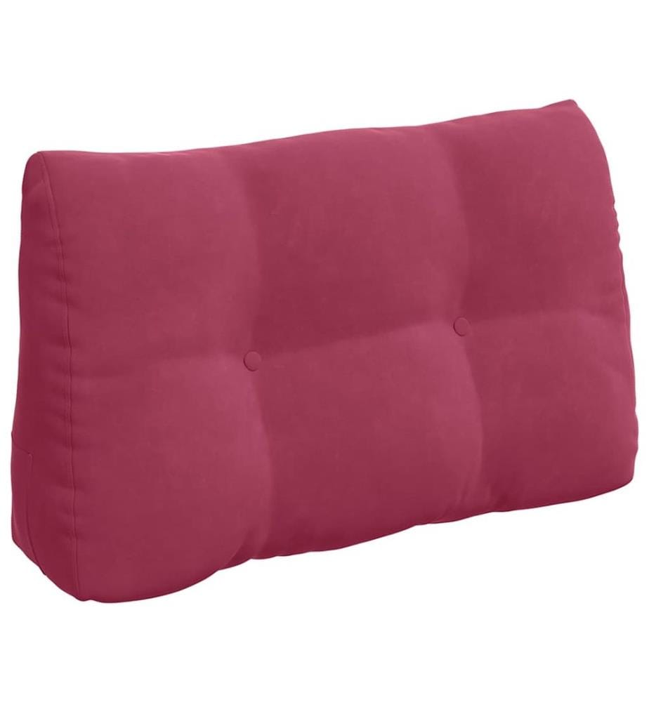 Coussin de Dos Bordeaux 80 x 24 x 50 cm Velours