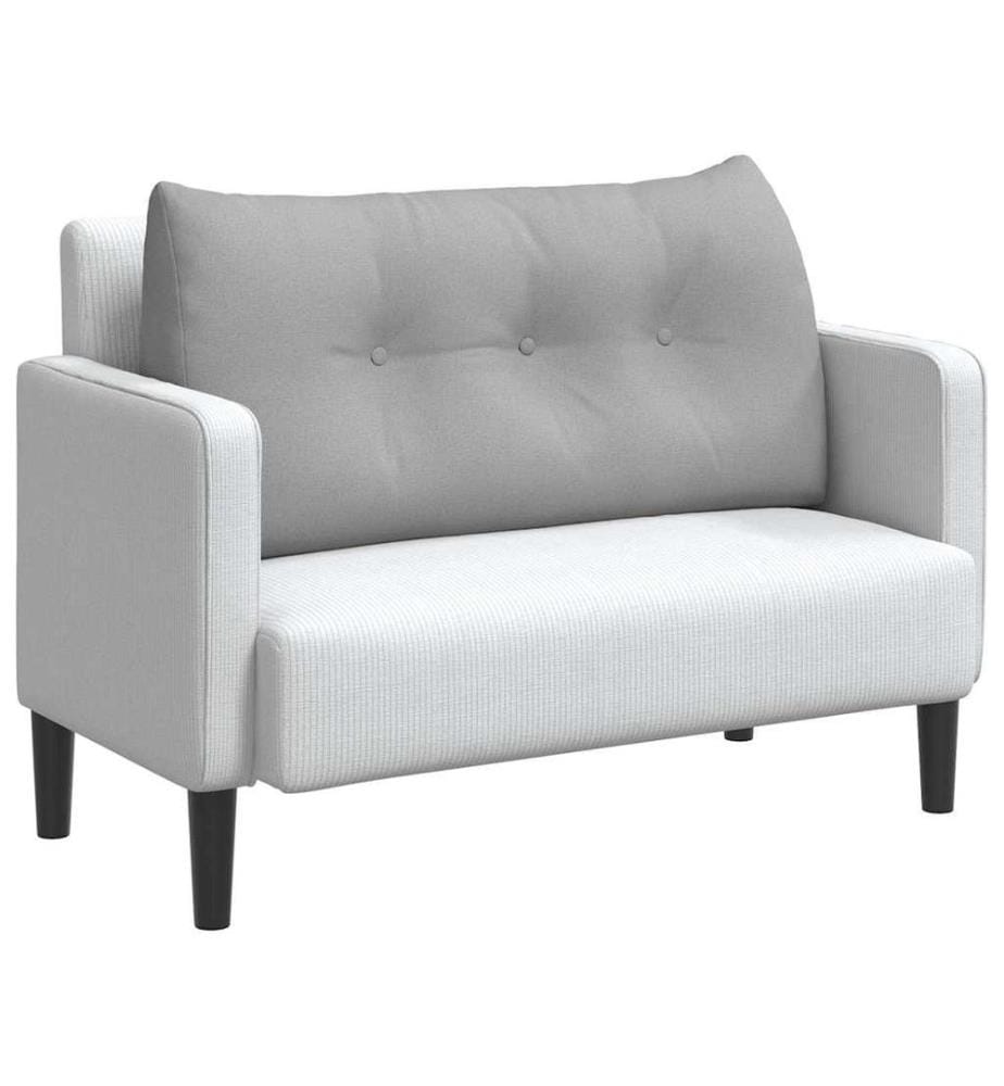 Coussin de Dos Gris nuage 100 x 24 x 50 cm tissu