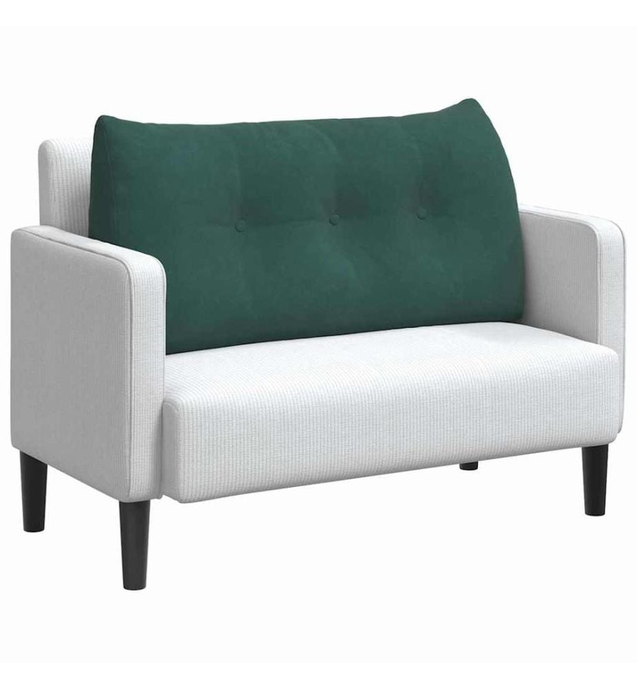 Coussin de Dos Vert foncé 100 x 24 x 50 cm Velours