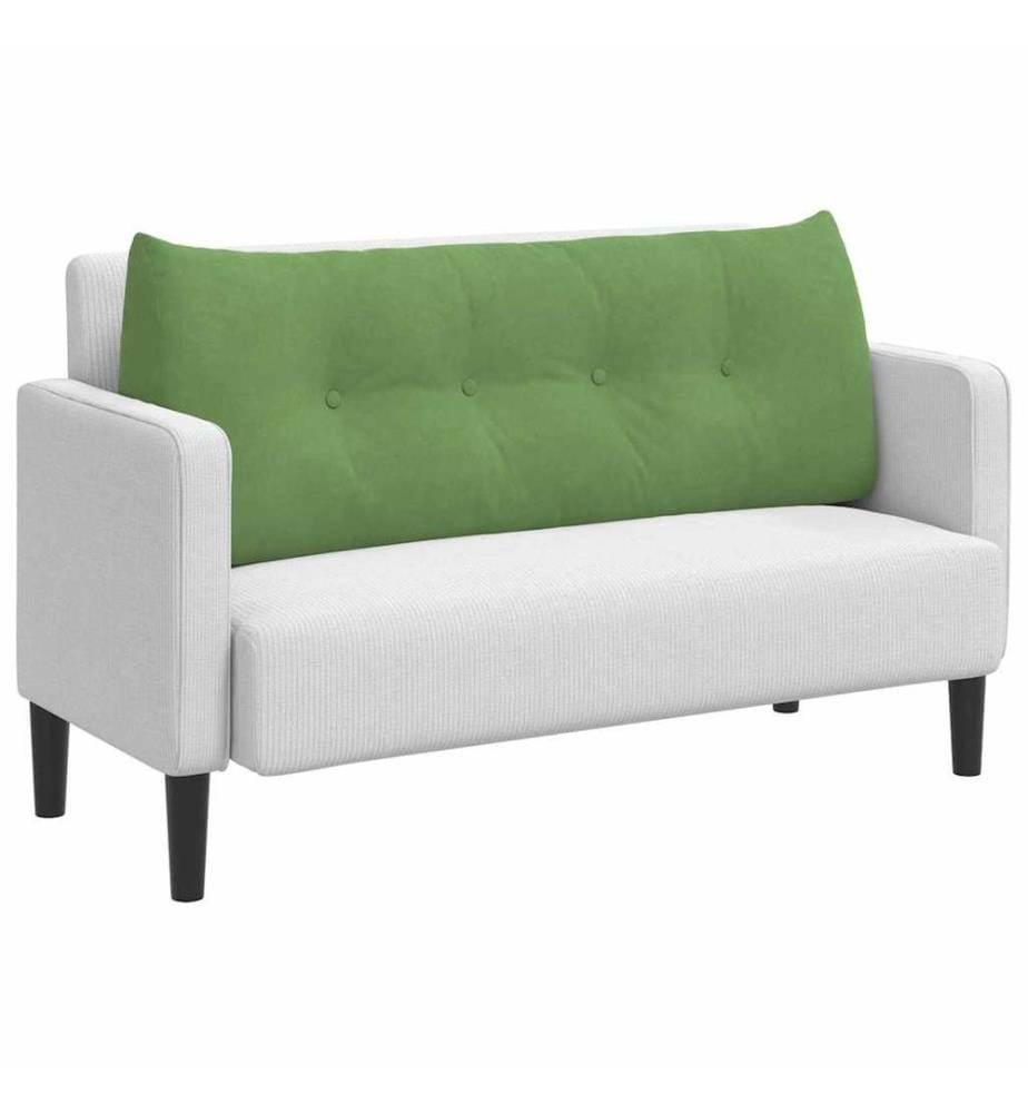 Coussin de Dos Vert clair 120 x 24 x 50 cm Velours