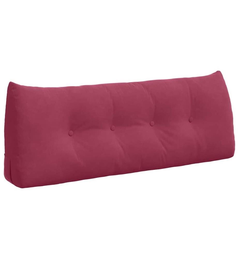 Coussin de Dos Bordeaux 120 x 24 x 50 cm Velours