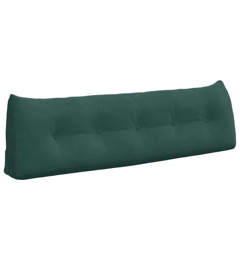 Coussin de Dos Vert foncé 160 x 24 x 50 cm Velours