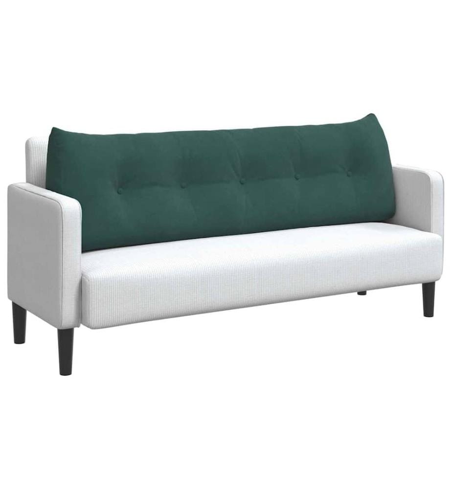 Coussin de Dos Vert foncé 160 x 24 x 50 cm Velours