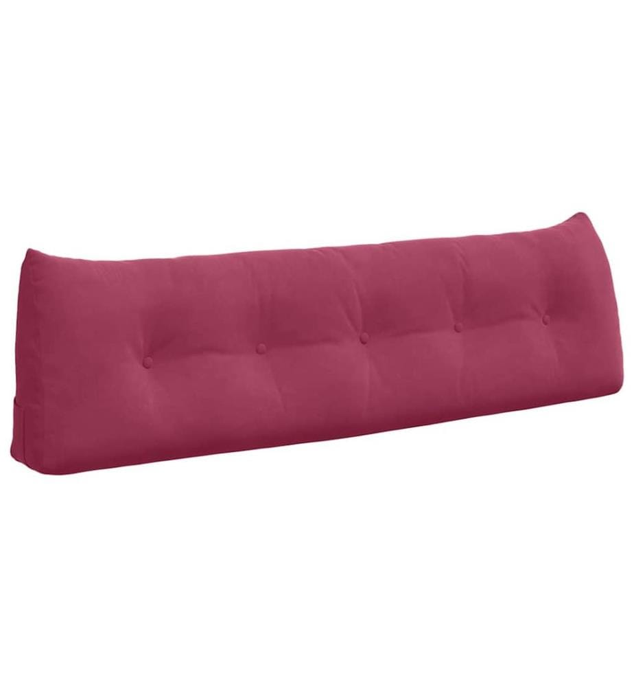Coussin de Dos Bordeaux 160 x 24 x 50 cm Velours
