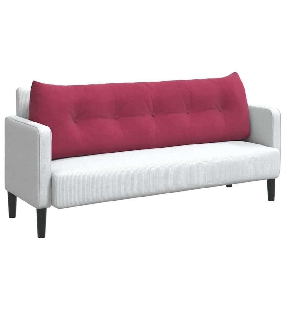 Coussin de Dos Bordeaux 160 x 24 x 50 cm Velours