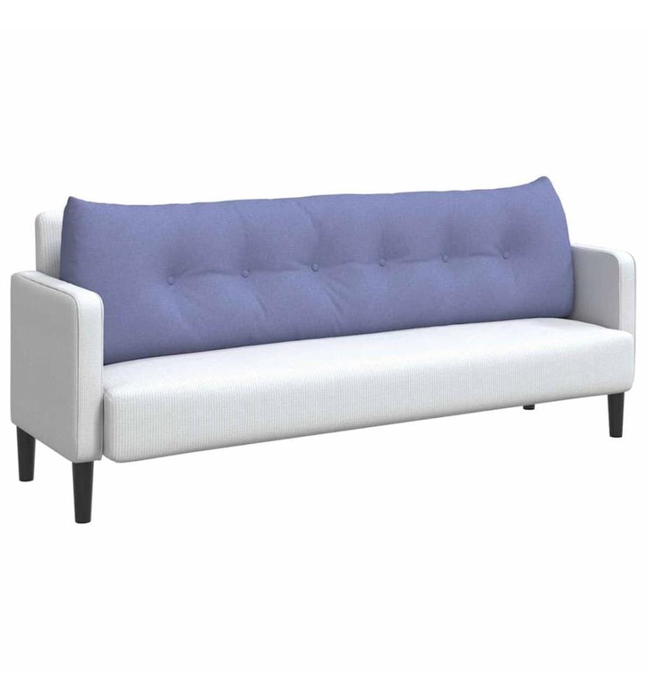 Coussin de Dos Bleu denim 180 x 24 x 50 cm tissu