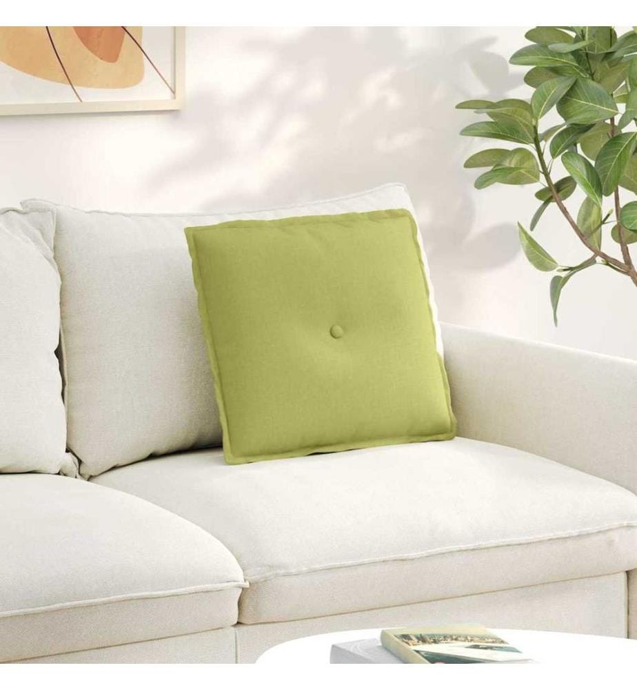 Coussin de Dos Vert clair 50 x 19 x 45 cm tissu