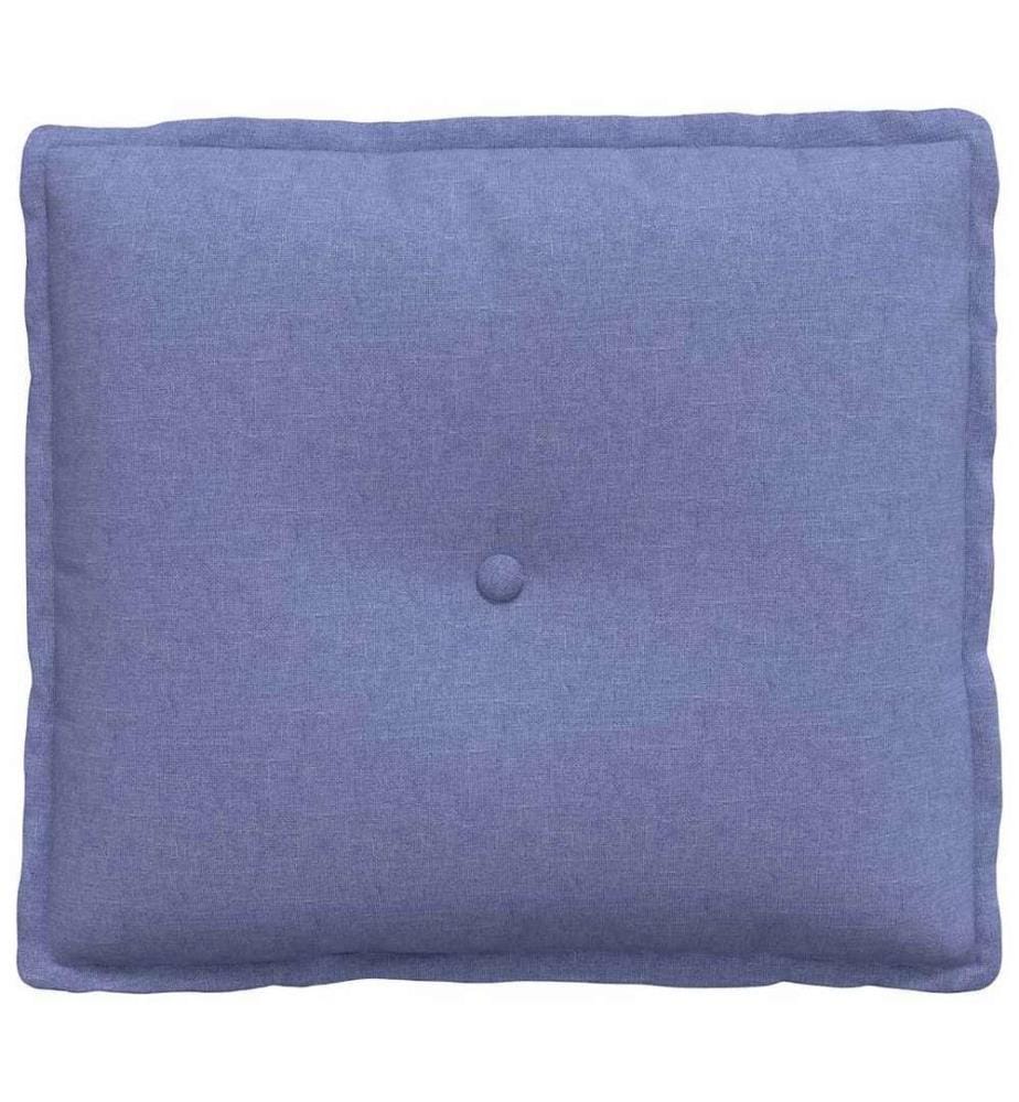 Coussin de Dos Bleu denim 50 x 19 x 45 cm tissu