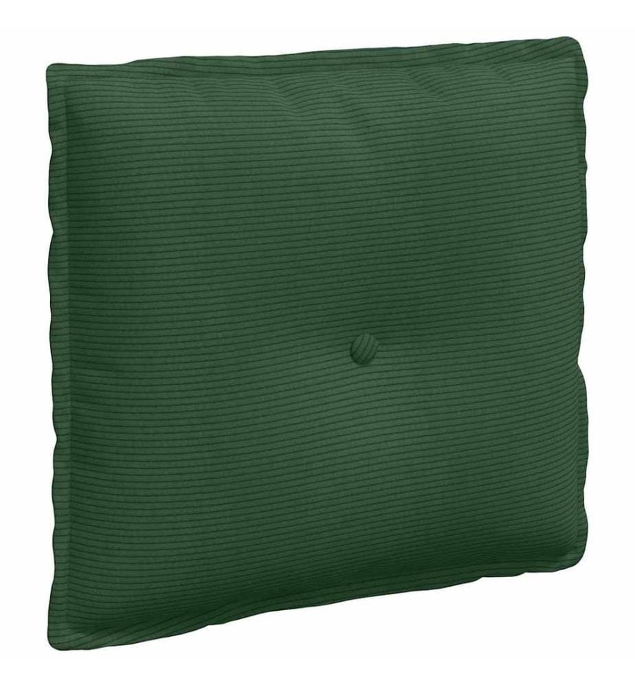 Coussin de Dos Vert Jungle 50 x 45 cm Tissu en velours côtelé