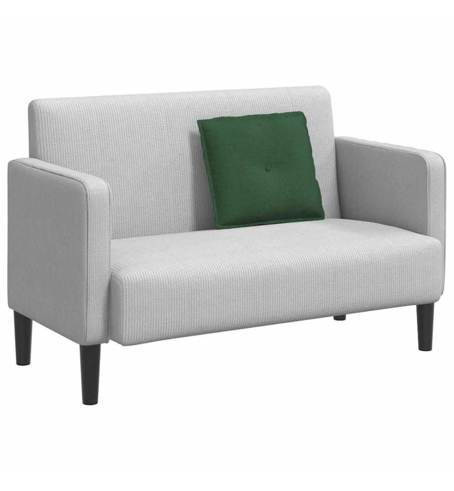 Coussin de Dos Vert Jungle 50 x 45 cm Tissu en velours côtelé
