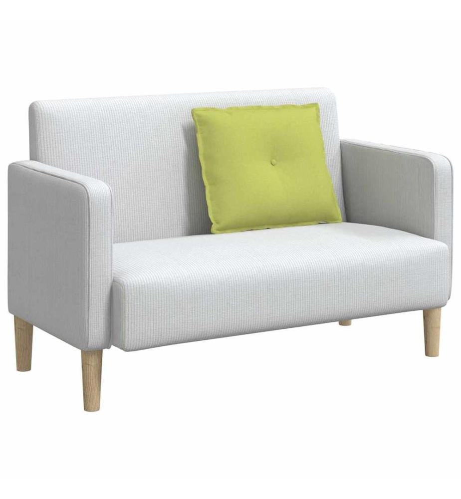 Coussin de Dos Vert clair 60 x 19 x 50 cm tissu