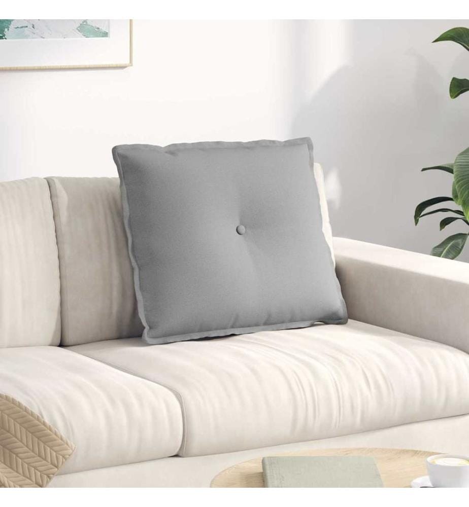Coussin de Dos Gris nuage 60 x 19 x 50 cm tissu