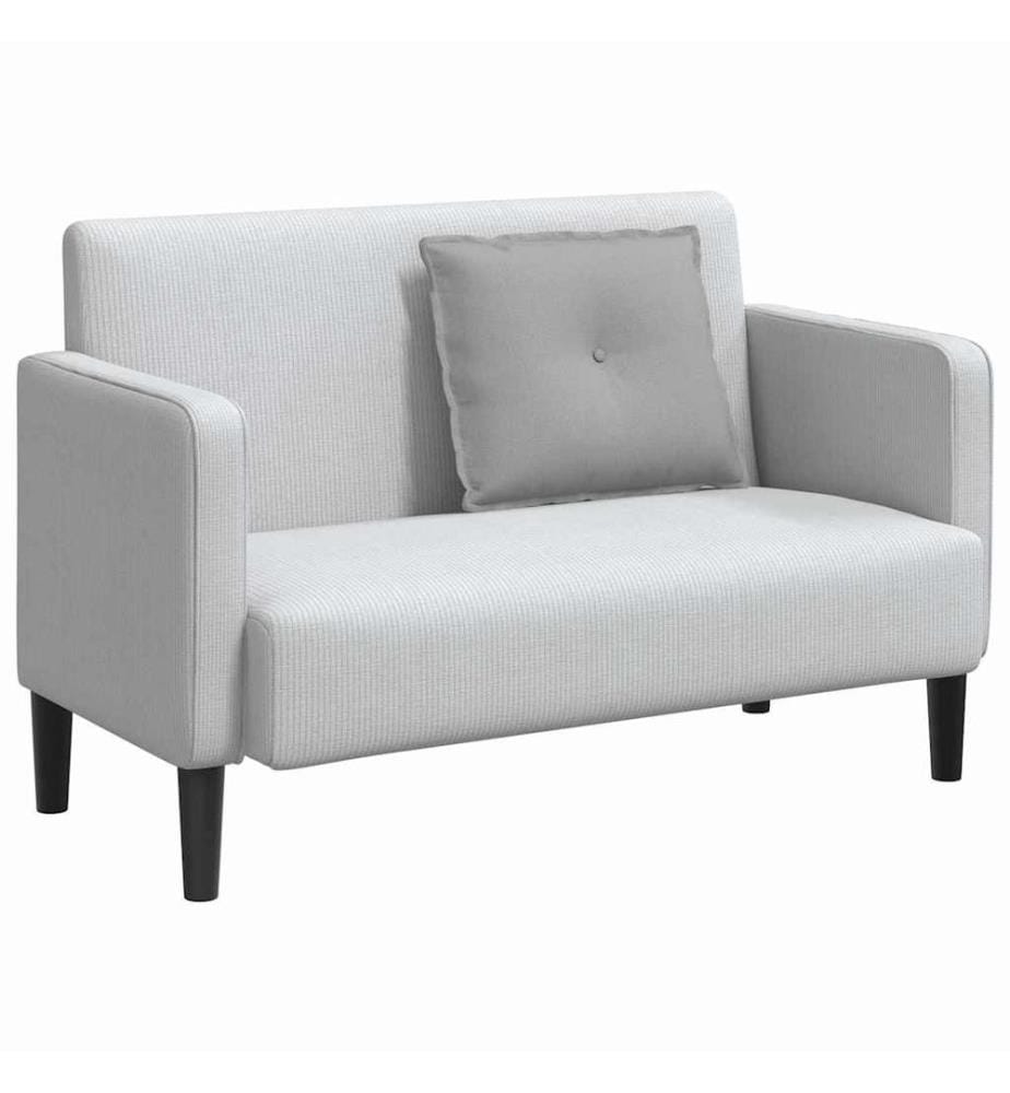 Coussin de Dos Gris nuage 60 x 19 x 50 cm tissu