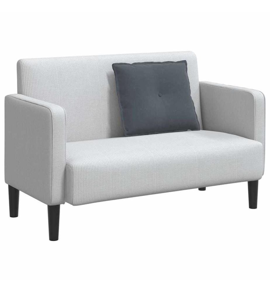 Coussin de Dos Gris foncé 60 x 50 cm Tissu en velours côtelé