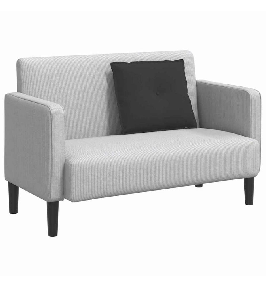 Coussin de Dos Noir 60 x 50 cm Tissu en microfibre