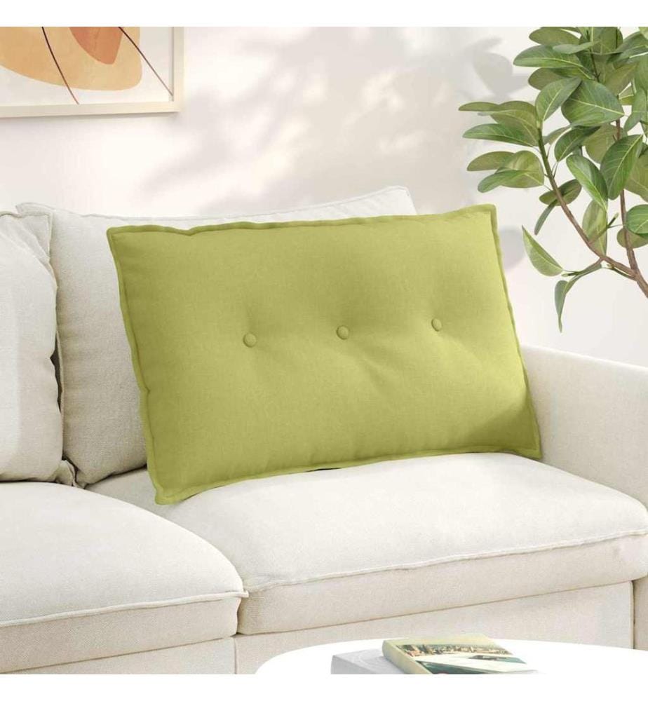 Coussin de Dos Vert clair 80 x 19 x 50 cm tissu