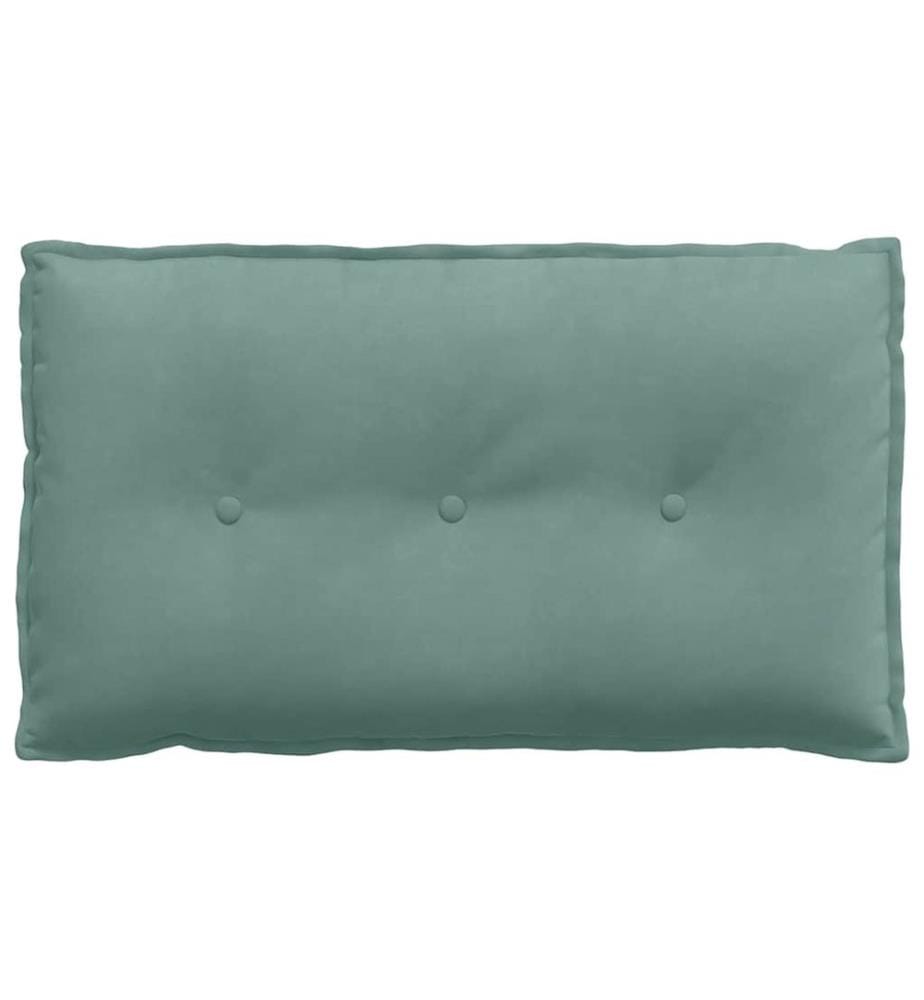 Rücken Kissen Meergrün 80 x 50 cm Cordstoff