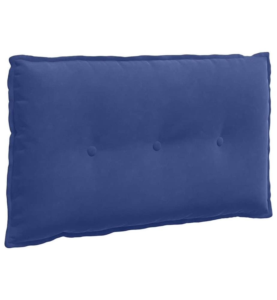 Rücken Kissen Polizeiblau 80 x 50 cm Cordstoff