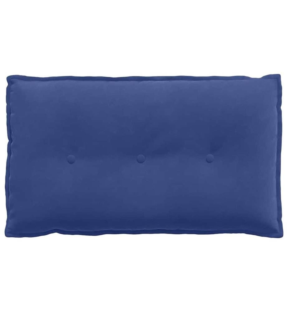 Rücken Kissen Polizeiblau 80 x 50 cm Cordstoff