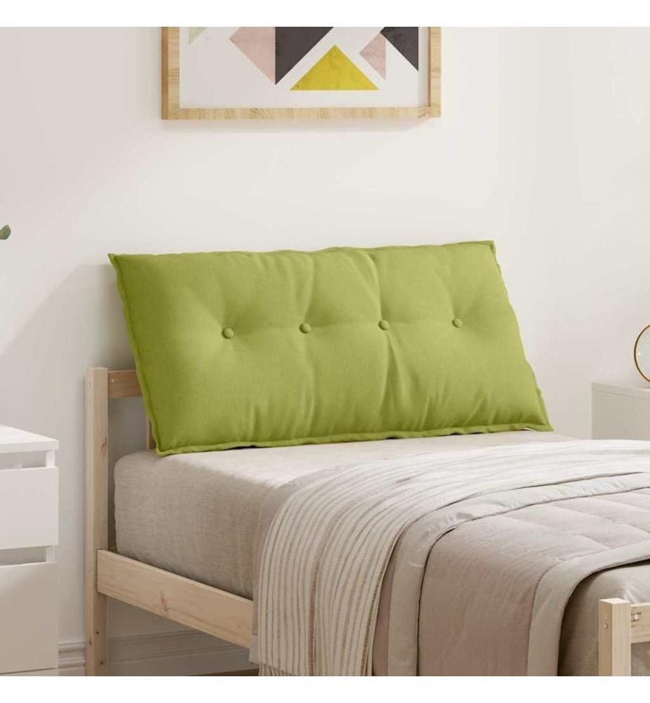 Coussin de Dos Vert clair 100 x 19 x 50 cm tissu