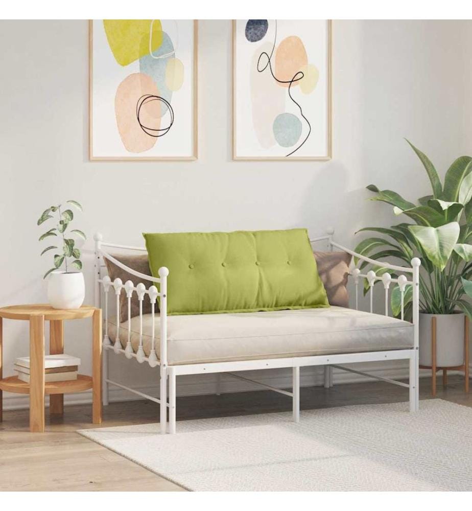 Coussin de Dos Vert clair 100 x 19 x 50 cm tissu