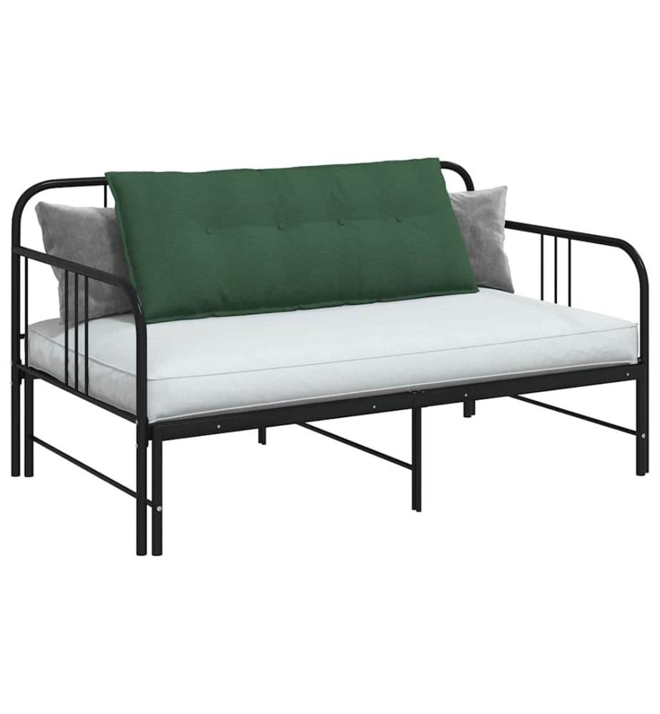 Coussin de Dos Vert Jungle 120 x 50 cm Tissu en velours côtelé