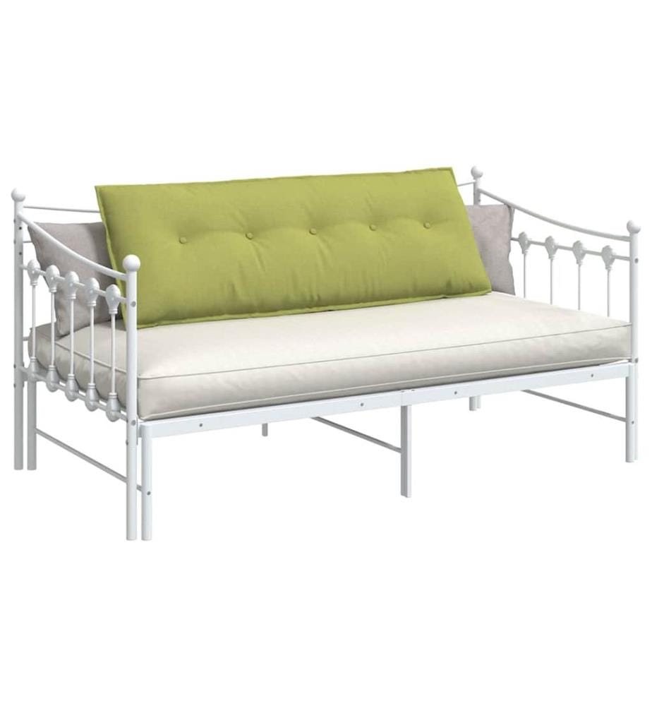 Coussin de Dos Vert clair 140 x 19 x 50 cm tissu