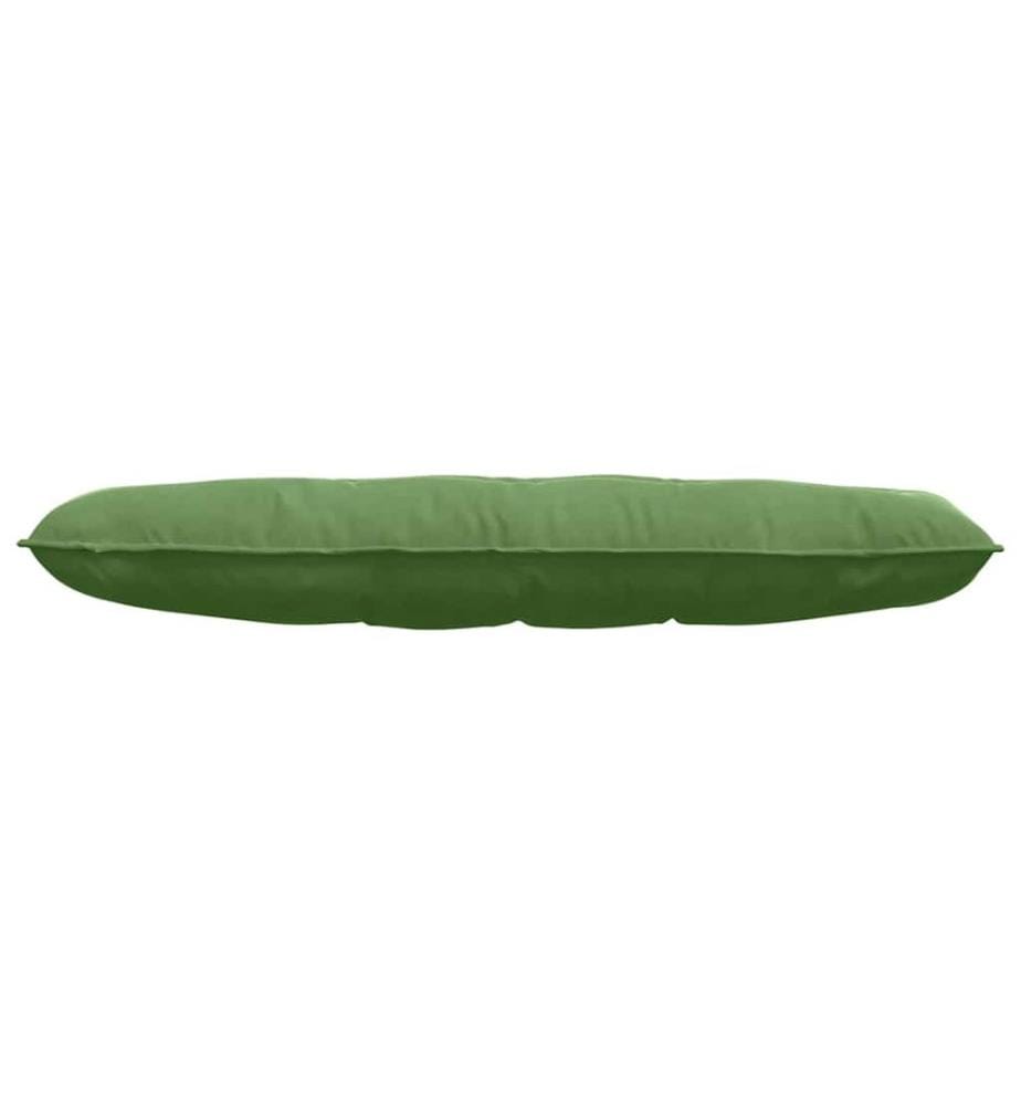 Coussin de Dos Vert clair 140 x 50 cm Tissu en velours côtelé