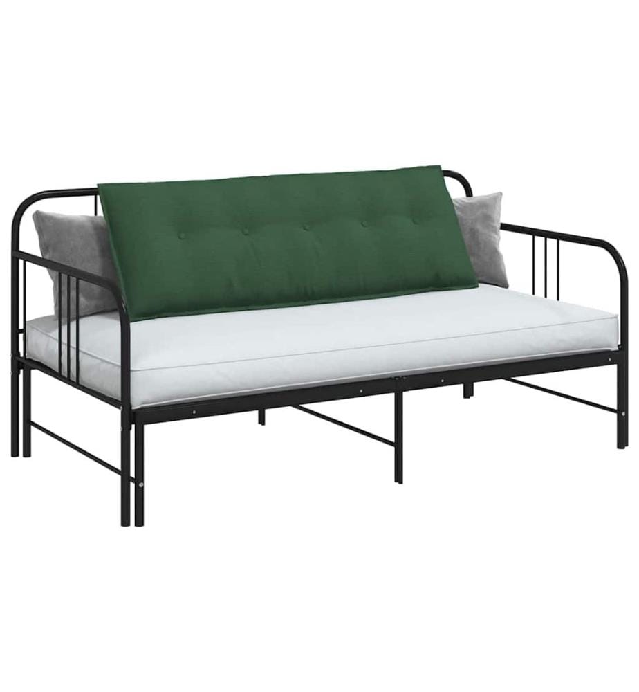 Coussin de Dos Vert Jungle 140 x 50 cm Tissu en velours côtelé