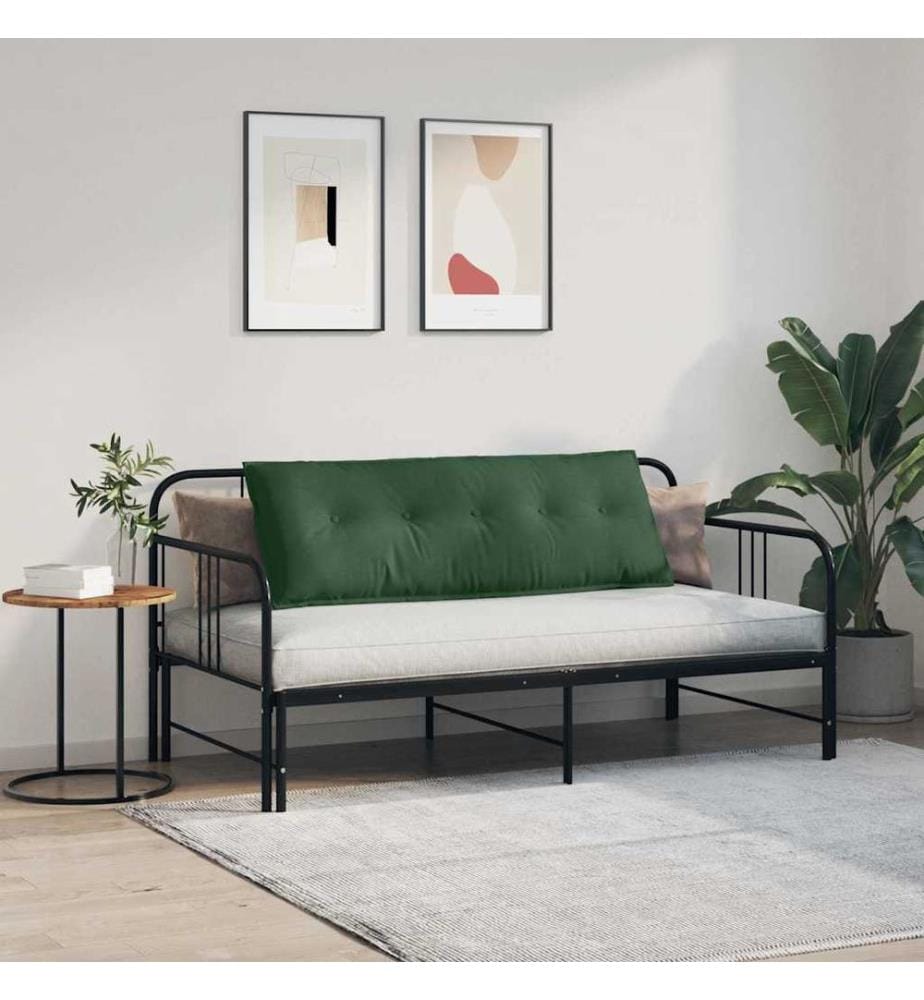Coussin de Dos Vert Jungle 140 x 50 cm Tissu en velours côtelé