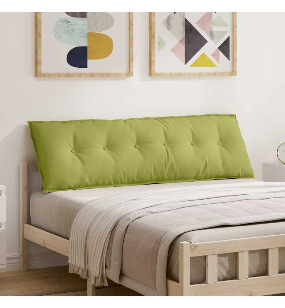 Coussin de Dos Vert clair 160 x 19 x 50 cm tissu