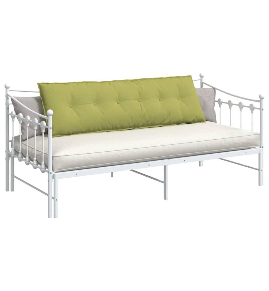 Coussin de Dos Vert clair 160 x 19 x 50 cm tissu