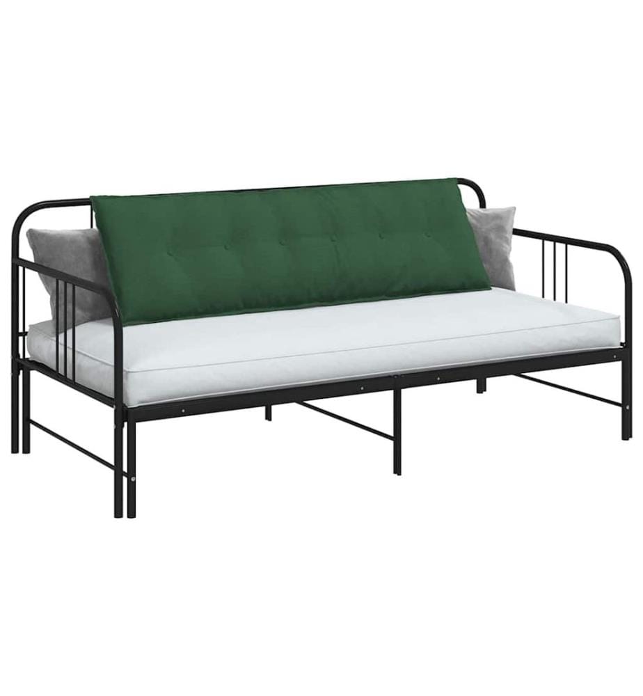 Coussin de Dos Vert Jungle 160 x 50 cm Tissu en velours côtelé