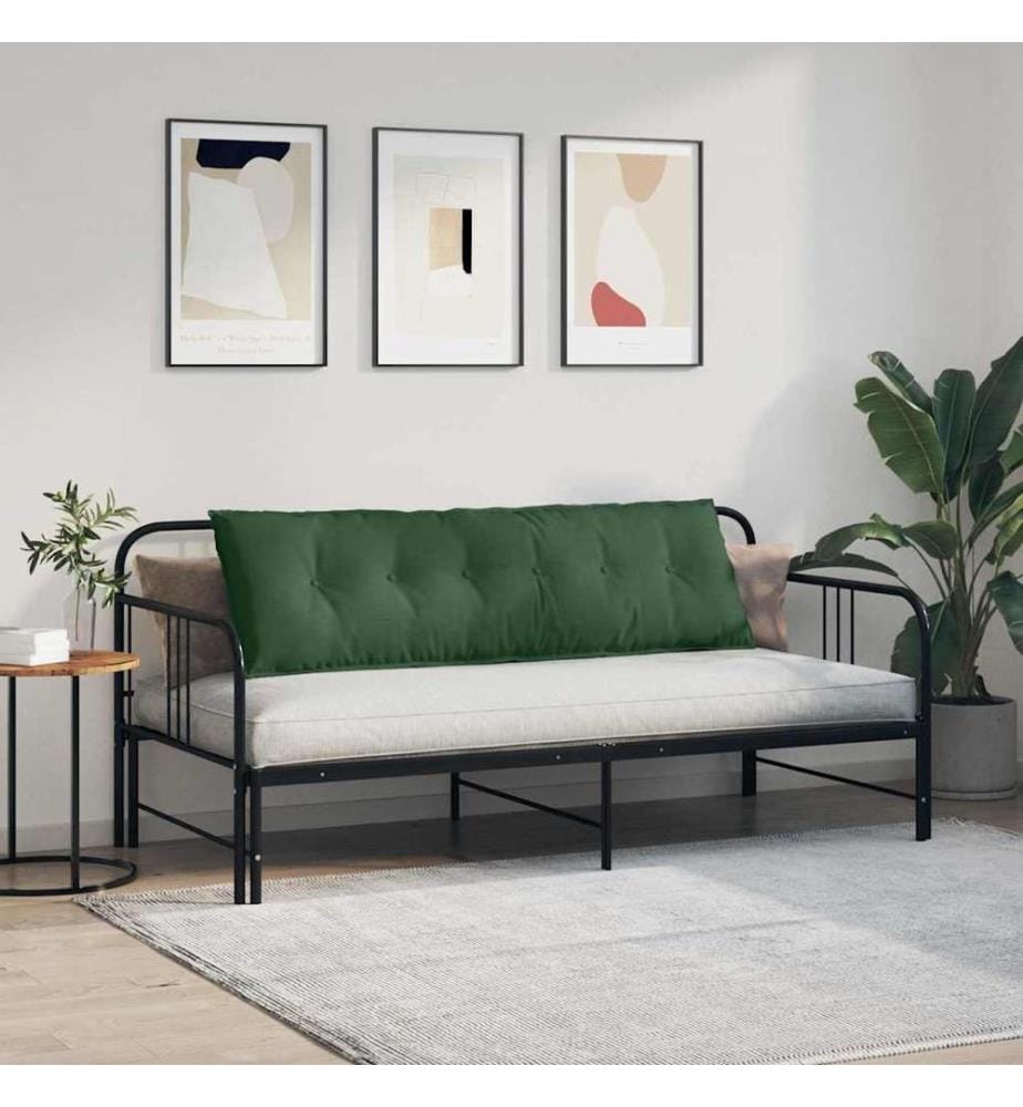 Coussin de Dos Vert Jungle 160 x 50 cm Tissu en velours côtelé