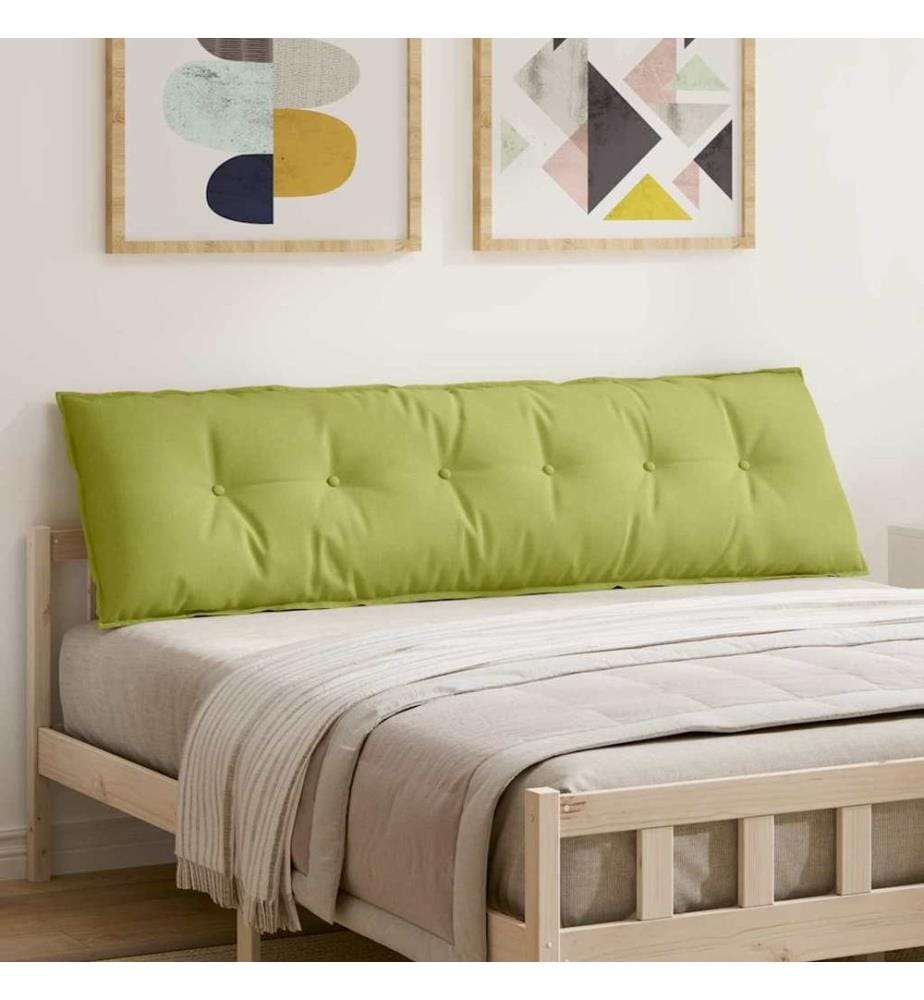 Coussin de Dos Vert clair 180 x 19 x 50 cm tissu