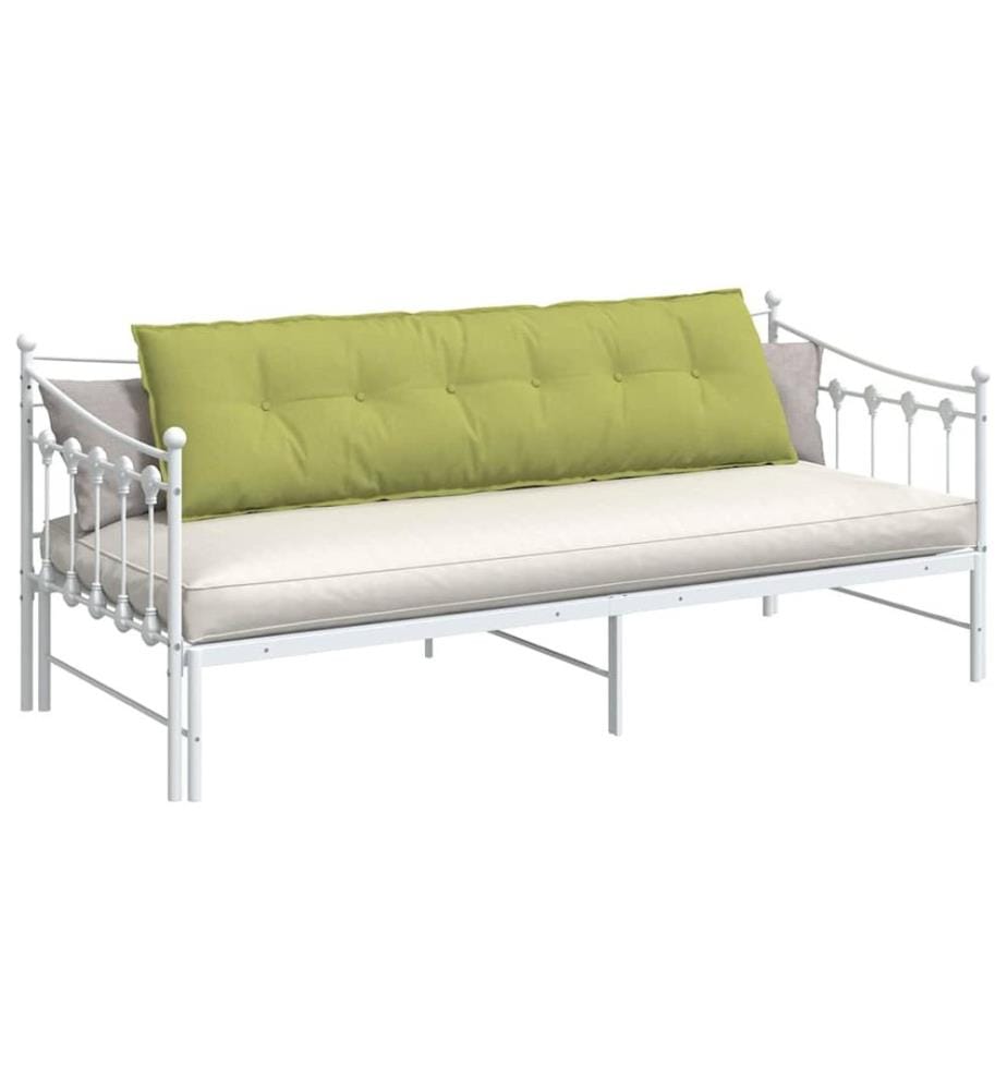 Coussin de Dos Vert clair 180 x 19 x 50 cm tissu