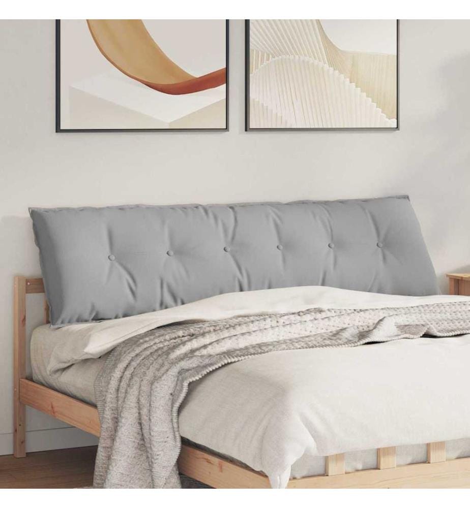 Coussin de Dos Gris nuage 180 x 19 x 50 cm tissu
